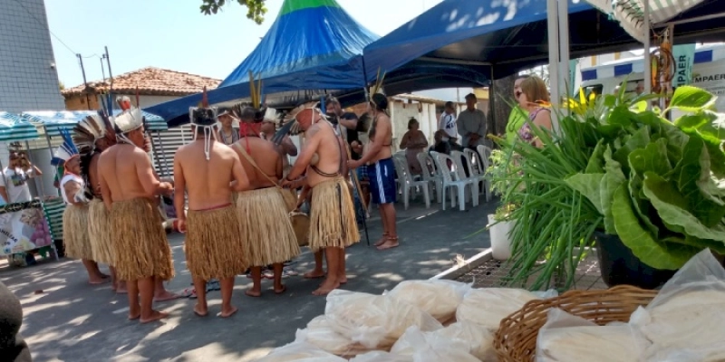 Empaer instala 1ª Feira da Agricultura Familiar Indígena em Baía da Traição