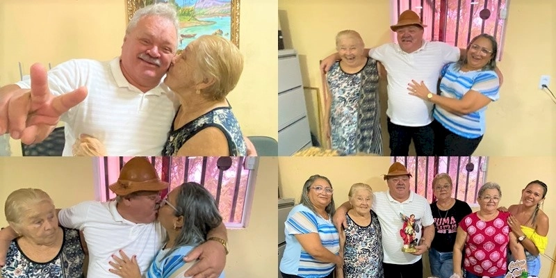 Filhos, Esposa, e Amigos, realizam festa surpresa para comemorar aniversário de Galego do Peixe; Vídeo 