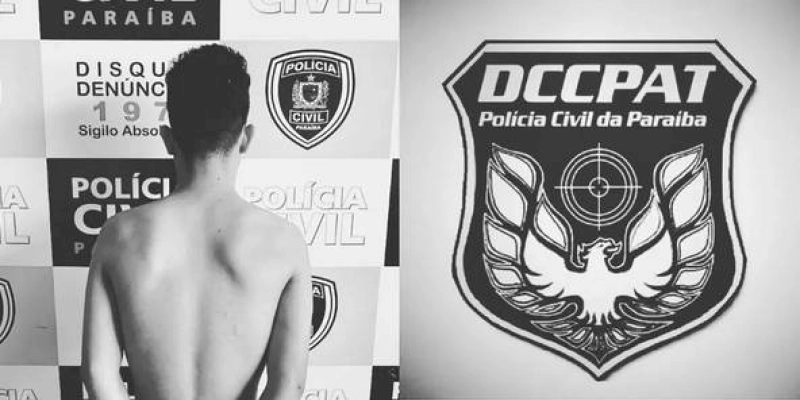 Jovem alvo da Polícia Civil é preso com arma de fogo na cintura, nesta quarta-feira