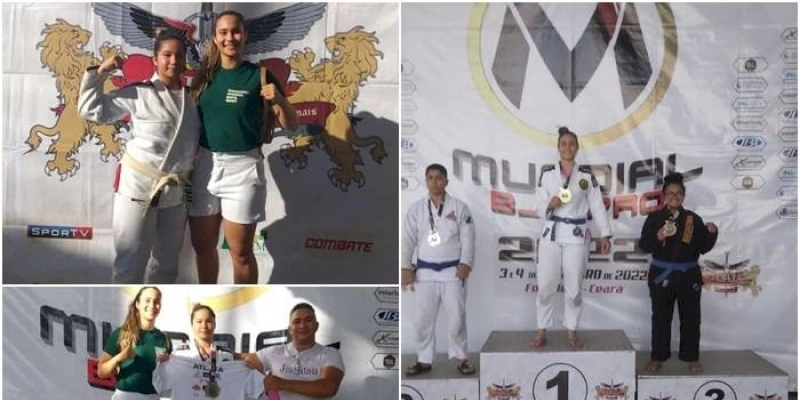 Irmãs sousenses participam de Campeonato Mundial de Jiu-Jitsu em Fortaleza