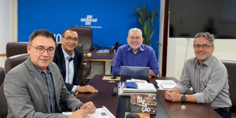 Em reunião, Amidi pede ao Sebrae-PB primeira pesquisa de mercado da mídia digital paraibana
