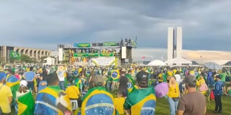 Patriotas foram as ruas contra indicação de Flavio Dino ao STF e impeachment de Moraes