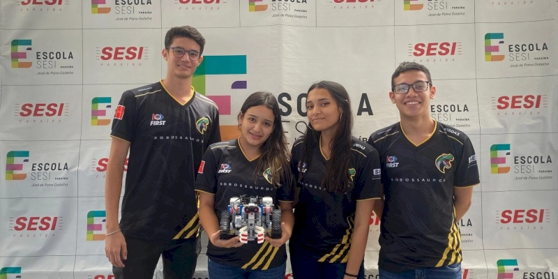 Equipe de Robótica da Escola SESI participará de competição de engenharia e tecnologia educacional da CBR