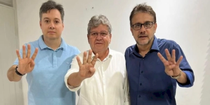 Júnior Araújo, e Carlos Antônio reafirmam apoio a João Azevedo em Cajazeiras 