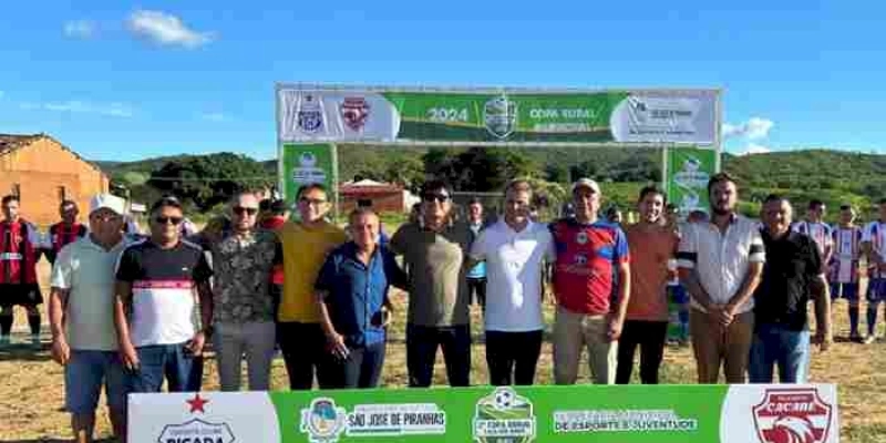 Bal Lins prestigia abertura da 2ª Copa Rural de São José de Piranhas e reforça compromisso com o esporte