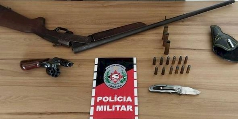 Homem é preso em Sousa por porte ilegal de arma de fogo e ameaças; confira