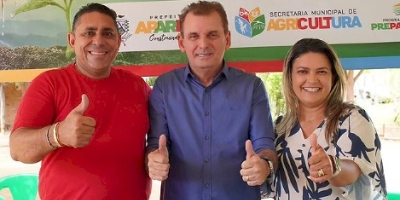 Chico Mendes participa do lançamento do Programa Municipal de Preparo de Solo, em Aparecida 