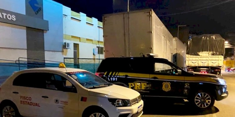 Operação da Sefaz e PRF apreende veículos com cargas irregulares avaliadas em R$ 1 milhão no Sertão