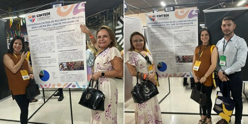 Município de São José de Piranhas é representado em congresso internacional de Educação Inclusiva