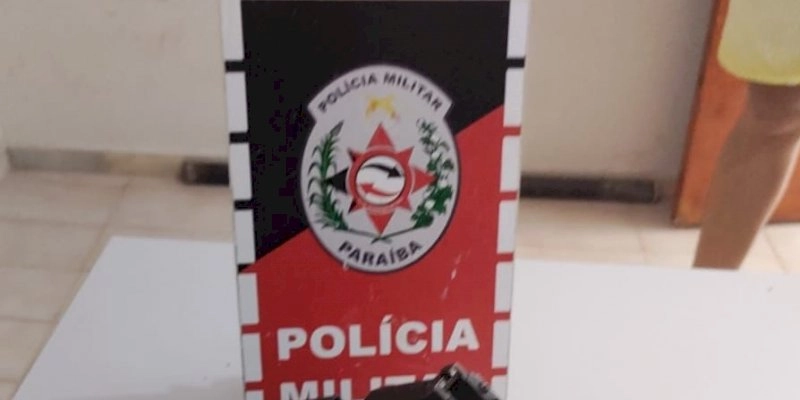 Pistola é apreendida pela polícia militar entre o município de Lastro-PB e Tenente Ananias-RN