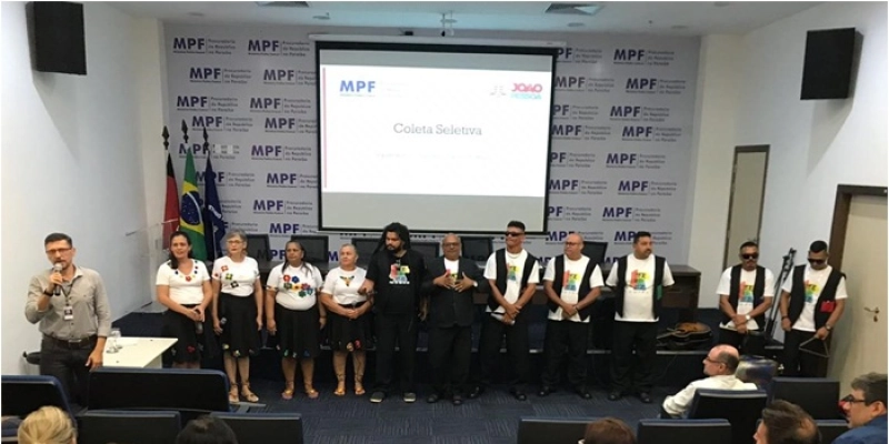 Coleta seletiva de lixo tem início no MPF em João Pessoa