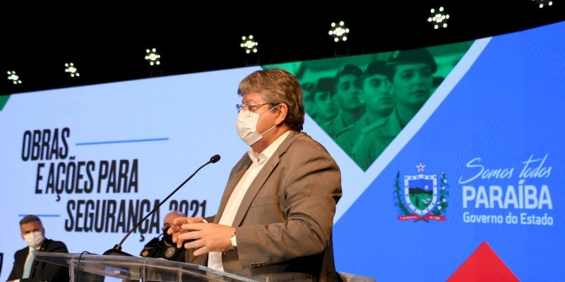 João Azevêdo anuncia resgate aeromédico, RG 100% biométrico e criação de região e áreas de Segurança 