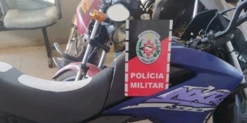Motocicleta com sinais de adulteração é apreendida pela polícia militar, no Sertão 