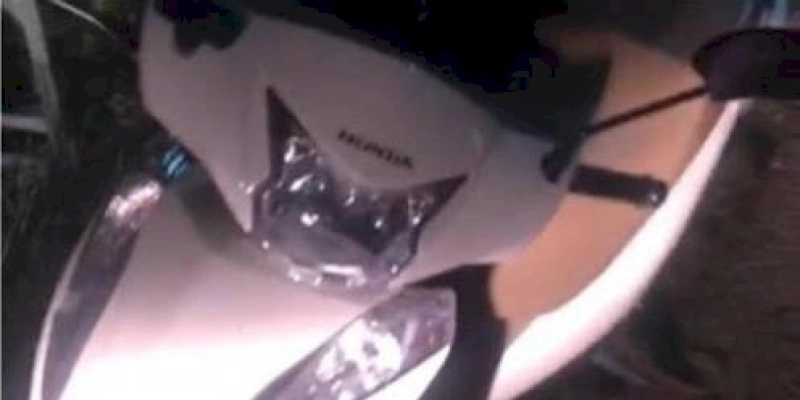 Motocicleta é recuperada pela PM logo após ser roubada em São Bento
