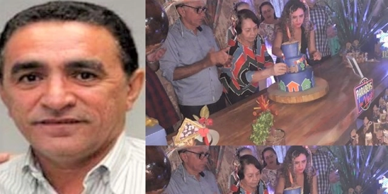 Aniversário do ex-prefeito de Poço Dantas, Itamar Moreira