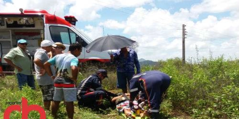 Acidente de moto deixa Popular ferido nesta terça-feira (26), em São Francisco