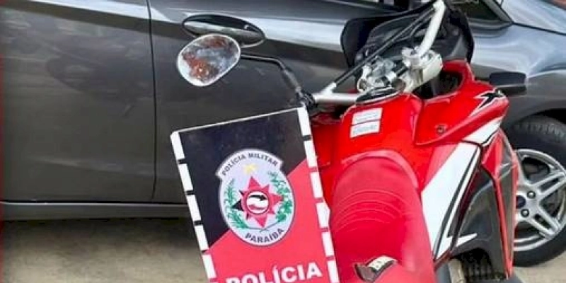 Polícia Militar apreende moto com sinais de adulteração no Sertão paraibano