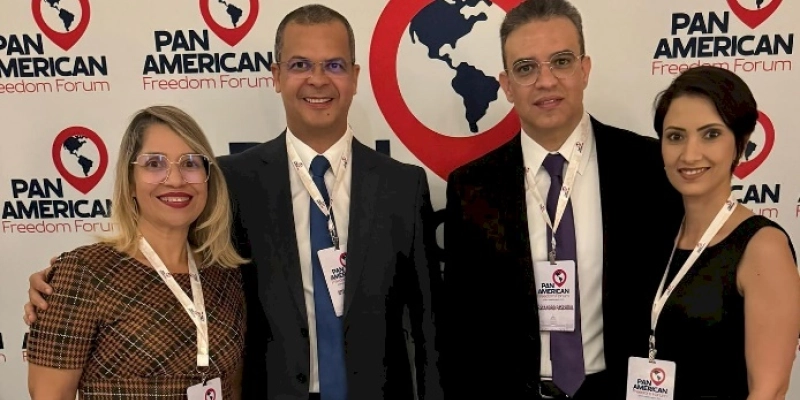 Jutay Meneses participa do Pan American Freedom Forum 2024, em Wasghington