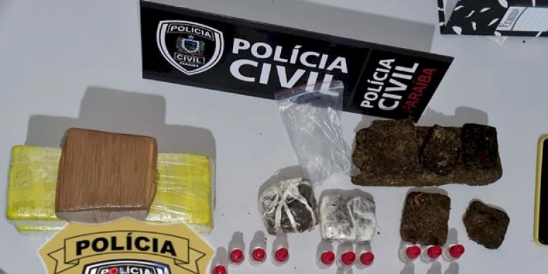 Polícia Civil prende quatro pessoas em flagrante pelo crime de tráfico de drogas no Sertão paraibano