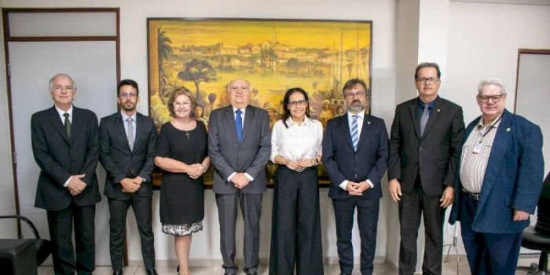 Nominando Diniz recebe presidente do TRE e firma parceria para realizar seminário de contas eleitorais