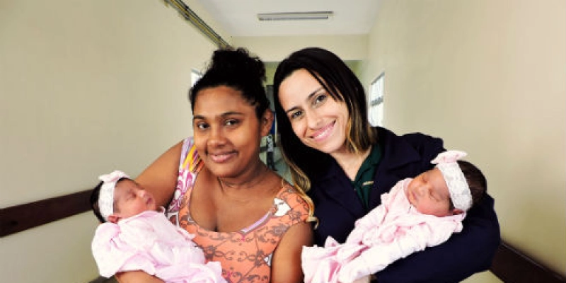 Emoção marca nascimento dos primeiros gêmeos de 2019 da Maternidade do Hospital Geral de Mamanguape