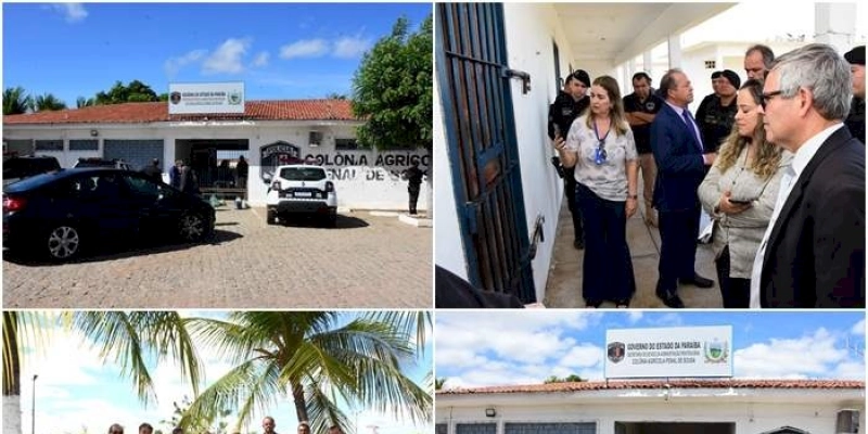 Colônia Agrícola Penal de Sousa é inspecionada por membros do GMF e Corregedoria