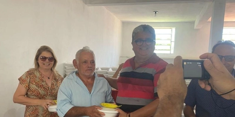 Célio implanta o Programa “Tá na Mesa” para distribuir 200 refeições ao preço de R$ 1 em Vieirópolis 