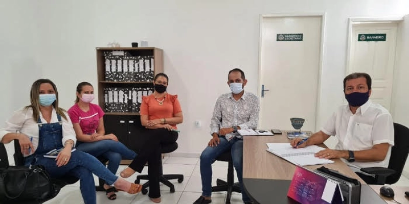 Administração da Prefeitura de Sousa realiza reunião com representantes do Samu, Policlínica e UPA