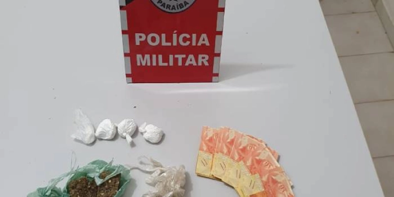 Casal é interceptado e preso em Sousa, após ser flagrado com drogas