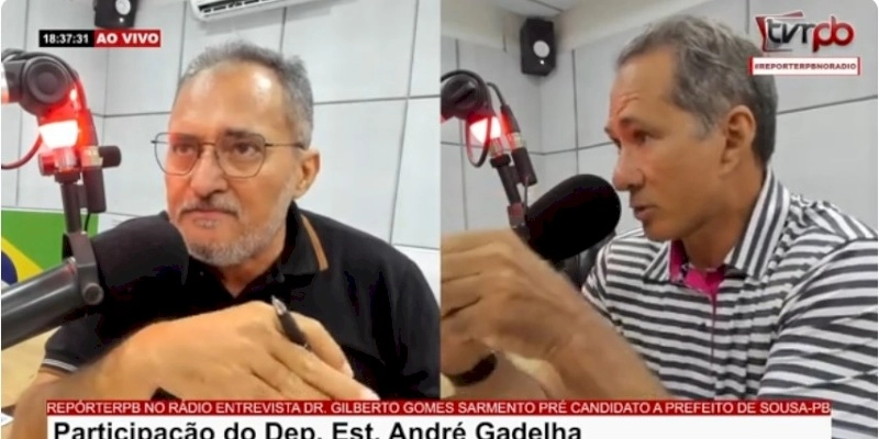 Gilberto assegura que vai valorizar servidor, resolver o problema da água, e colocar os PSF,s 24h, caso seja prefeito de Sousa; Assista