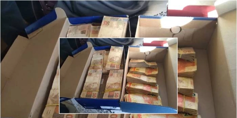 PF encontra milhares de notas em caixas de sapato na casa de prefeito em operação contra fraudes no Ceará
