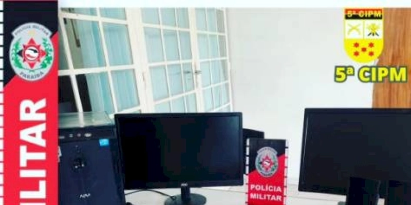 Polícia Militar recupera objetos furtados e conduz homem à Delegacia de Polícia Civil