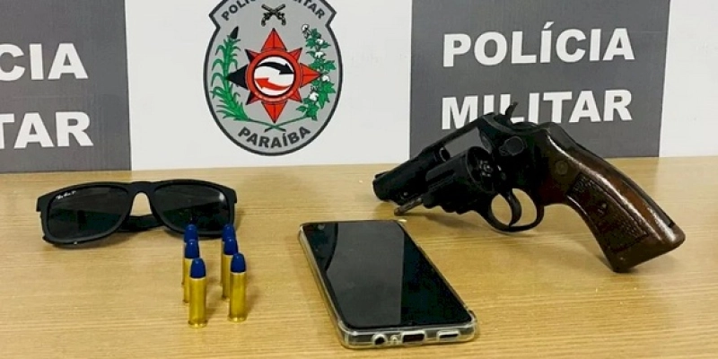 Polícia Militar prende suspeito de roubar motorista de aplicativo, na Paraíba