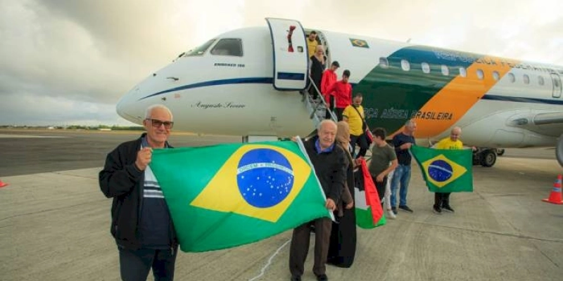 Novo grupo de repatriados de Gaza chegará ao Brasil amanhã de madrugada
