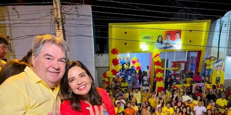 Lindolfo participa de evento politico ao lado de Pollyanna, e assegura que Sousa e Pombal se unem em defesa dos mais humildes 