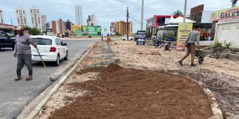 Seinfra inicia obras para criação de estacionamentos no Aeroclube que vão beneficiar o comércio local