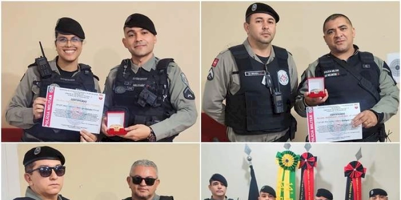 Comando do 14⁰ Batalhão reconhece os Policiais referências do mês de julho