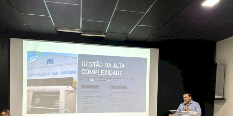 Secretaria de Saúde apresenta áreas estratégicas da alta complexidade durante encontro com gestores municipais