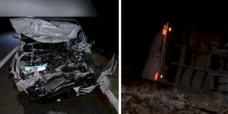 Grave acidente entre carro e carreta mata uma pessoa na BR-230, no Sertão da PB