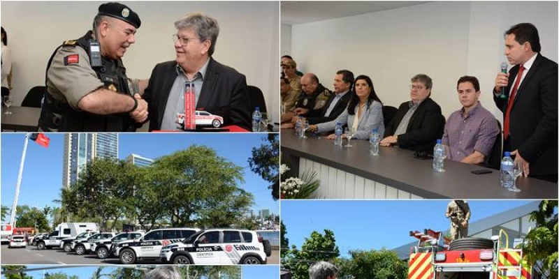 João lança Operação São João, entrega viaturas e promove militares