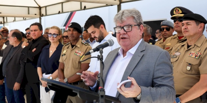 João Azevêdo entrega reforma e ampliação do Bope e novos equipamentos para as Forças de Segurança