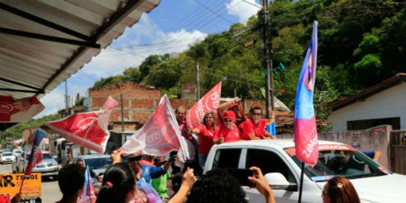Zé Maranhão visita Bairro São José e faz carreata em Mamanguape