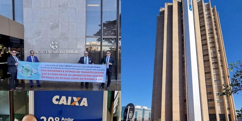 Ademir Veras vai a Brasília e consegue destravar junto ao CEF problema do pagamento do Dpvat; Assista 