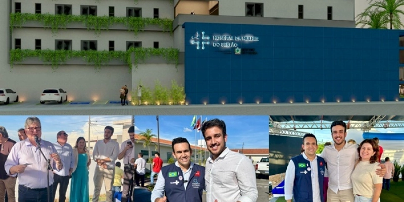 Pedro Feitosa elogia Hospital da Mulher como uma conquista significativa para o Sertão; assista 