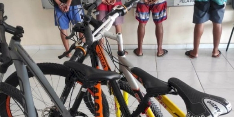 Polícia Civil prende grupo investigado por furtar bicicletas em condomínios