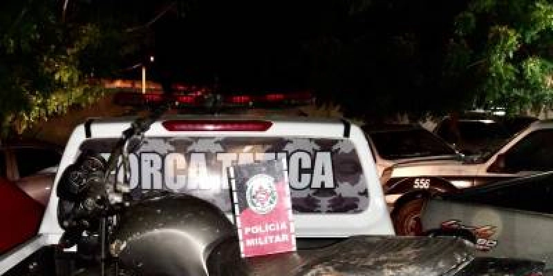 Militares do 14º BPM localizam motocicleta em processo de desmonte na cidade de Sousa