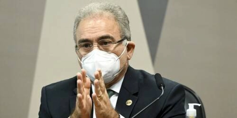 CPI da Covid: ministro da Saúde, Marcelo Queiroga, nega orientação de Bolsonaro para uso da cloroquina