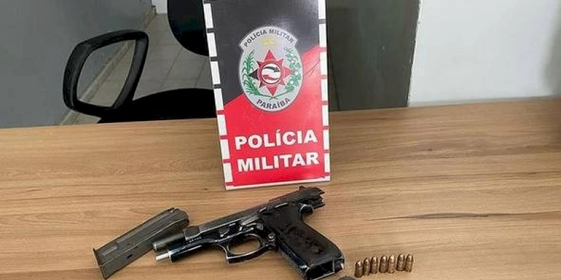 Polícia Militar prende, na Zona Rural de Aparecida, homem suspeito de porte ilegal de arma de fogo