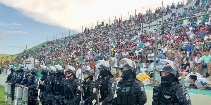 Polícia Militar age com firmeza mantendo a lei e a ordem em partida de repescapagem do Campeonato Paraibano em Sousa