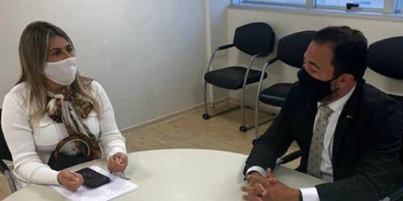 Edna Henrique reúne-se com secretário executivo da Representação Institucional do Governo do Estado em Brasília